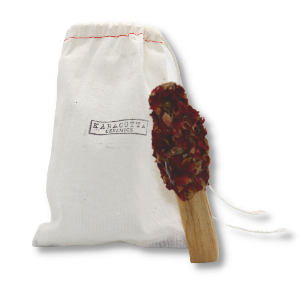KARACOTTA CERAMICS Smudge Stick with packaging
