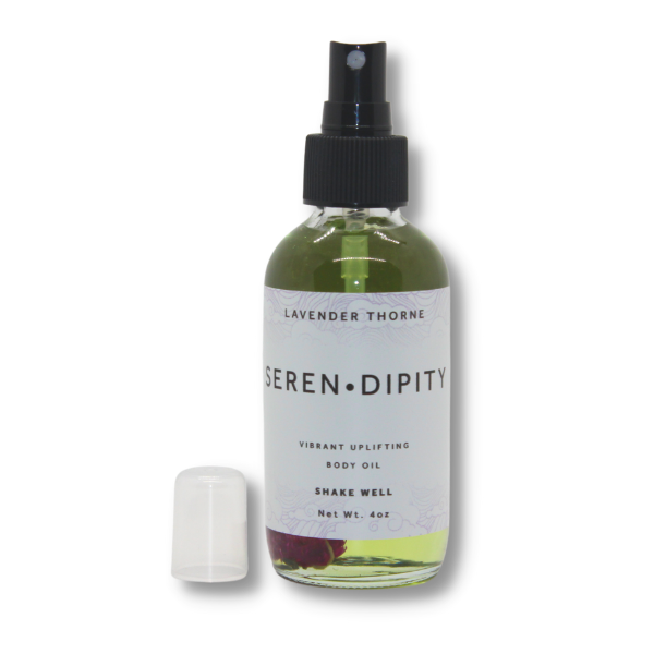 LAVENDER THORNE Serendipity Body Oil spray bottle